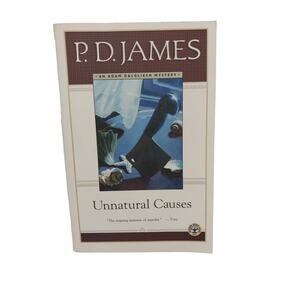 Vintage 2001 Unnatural Causes Murder Mystery Paperback Book by P. D. James